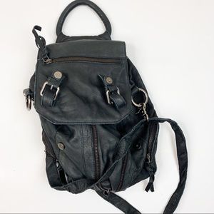 Joah Brown Leather Backpack Bag